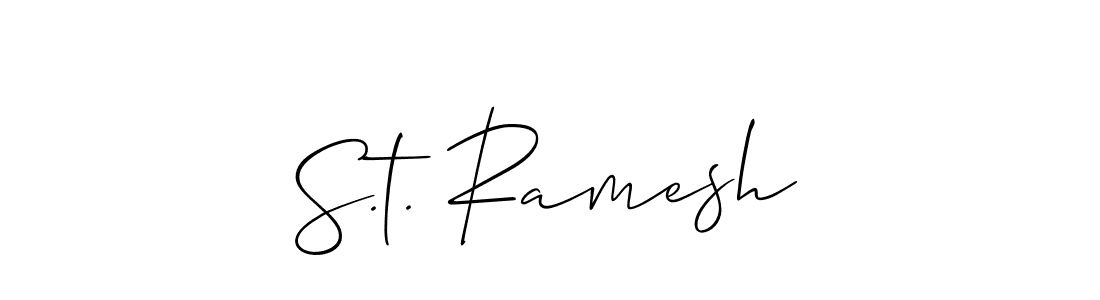 Also You can easily find your signature by using the search form. We will create S.t. Ramesh name handwritten signature images for you free of cost using Allison_Script sign style. S.t. Ramesh signature style 2 images and pictures png