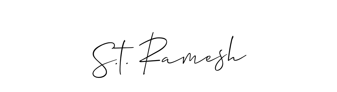 Also You can easily find your signature by using the search form. We will create S.t. Ramesh name handwritten signature images for you free of cost using Allison_Script sign style. S.t. Ramesh signature style 2 images and pictures png