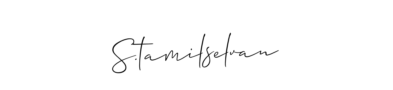 You can use this online signature creator to create a handwritten signature for the name S.tamilselvan. This is the best online autograph maker. S.tamilselvan signature style 2 images and pictures png