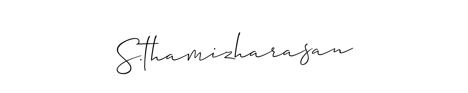 Similarly Allison_Script is the best handwritten signature design. Signature creator online .You can use it as an online autograph creator for name S.thamizharasan. S.thamizharasan signature style 2 images and pictures png