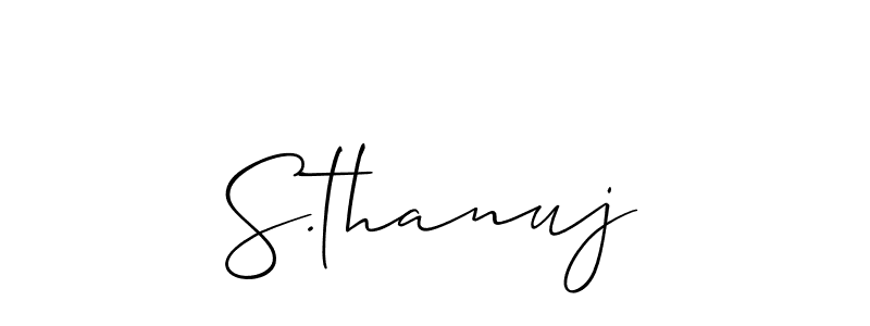 Here are the top 10 professional signature styles for the name S.thanuj. These are the best autograph styles you can use for your name. S.thanuj signature style 2 images and pictures png
