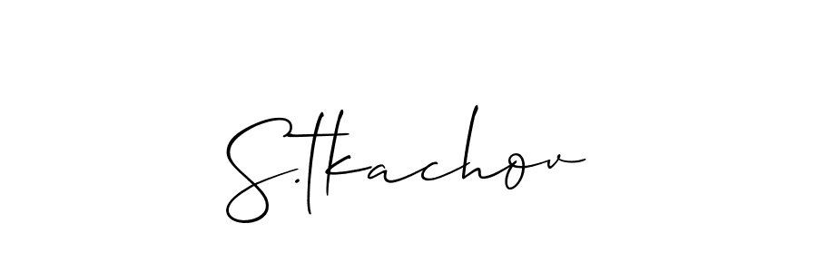 Once you've used our free online signature maker to create your best signature Allison_Script style, it's time to enjoy all of the benefits that S.tkachov name signing documents. S.tkachov signature style 2 images and pictures png