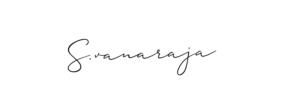 How to Draw S.vanaraja signature style? Allison_Script is a latest design signature styles for name S.vanaraja. S.vanaraja signature style 2 images and pictures png