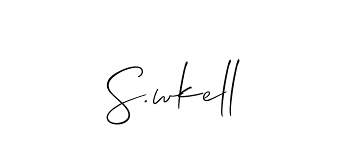 Check out images of Autograph of S.wkell name. Actor S.wkell Signature Style. Allison_Script is a professional sign style online. S.wkell signature style 2 images and pictures png