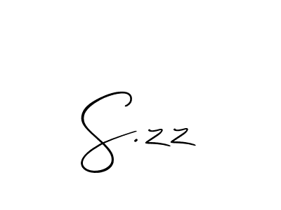 You should practise on your own different ways (Allison_Script) to write your name (S.zz) in signature. don't let someone else do it for you. S.zz signature style 2 images and pictures png