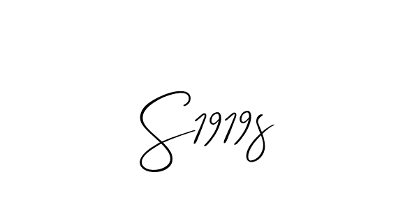Make a beautiful signature design for name S1919s. With this signature (Allison_Script) style, you can create a handwritten signature for free. S1919s signature style 2 images and pictures png