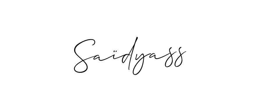 Check out images of Autograph of Saïdyass name. Actor Saïdyass Signature Style. Allison_Script is a professional sign style online. Saïdyass signature style 2 images and pictures png