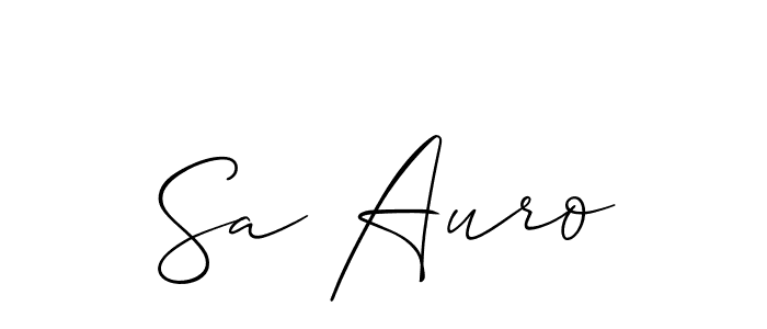 This is the best signature style for the Sa Auro name. Also you like these signature font (Allison_Script). Mix name signature. Sa Auro signature style 2 images and pictures png