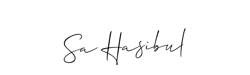 This is the best signature style for the Sa Hasibul name. Also you like these signature font (Allison_Script). Mix name signature. Sa Hasibul signature style 2 images and pictures png