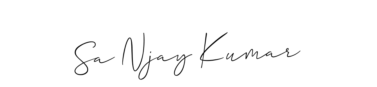 See photos of Sa Njay Kumar official signature by Spectra . Check more albums & portfolios. Read reviews & check more about Allison_Script font. Sa Njay Kumar signature style 2 images and pictures png