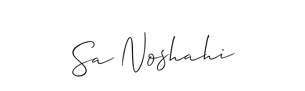 It looks lik you need a new signature style for name Sa Noshahi. Design unique handwritten (Allison_Script) signature with our free signature maker in just a few clicks. Sa Noshahi signature style 2 images and pictures png