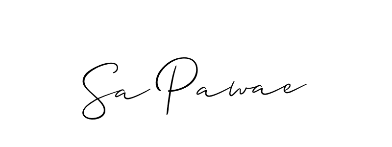 This is the best signature style for the Sa Pawae name. Also you like these signature font (Allison_Script). Mix name signature. Sa Pawae signature style 2 images and pictures png