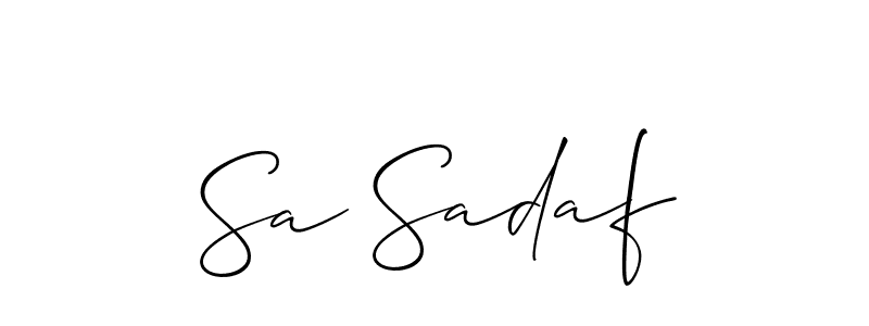 How to Draw Sa Sadaf signature style? Allison_Script is a latest design signature styles for name Sa Sadaf. Sa Sadaf signature style 2 images and pictures png