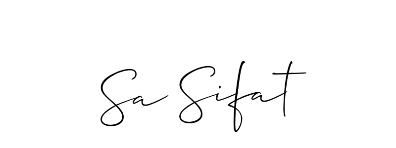 Once you've used our free online signature maker to create your best signature Allison_Script style, it's time to enjoy all of the benefits that Sa Sifat name signing documents. Sa Sifat signature style 2 images and pictures png