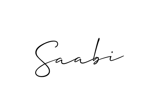 Saabi stylish signature style. Best Handwritten Sign (Allison_Script) for my name. Handwritten Signature Collection Ideas for my name Saabi. Saabi signature style 2 images and pictures png