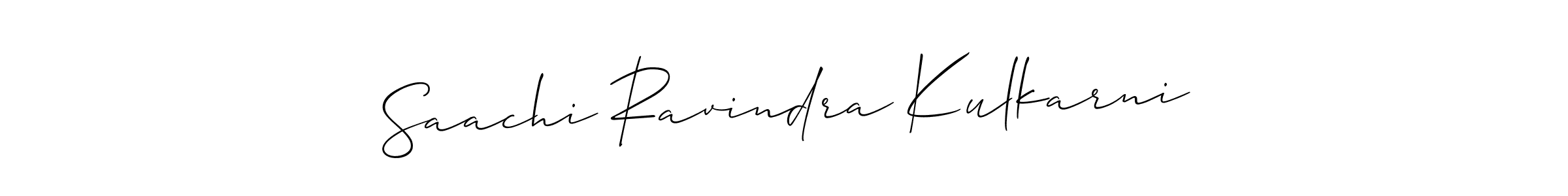 Also You can easily find your signature by using the search form. We will create Saachi Ravindra Kulkarni name handwritten signature images for you free of cost using Allison_Script sign style. Saachi Ravindra Kulkarni signature style 2 images and pictures png