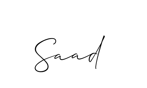 How to Draw Saad  signature style? Allison_Script is a latest design signature styles for name Saad . Saad  signature style 2 images and pictures png