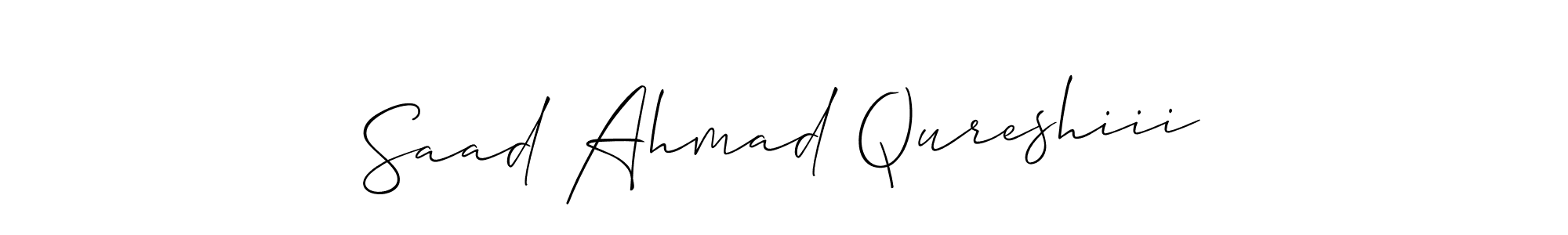 See photos of Saad Ahmad Qureshiii official signature by Spectra . Check more albums & portfolios. Read reviews & check more about Allison_Script font. Saad Ahmad Qureshiii signature style 2 images and pictures png