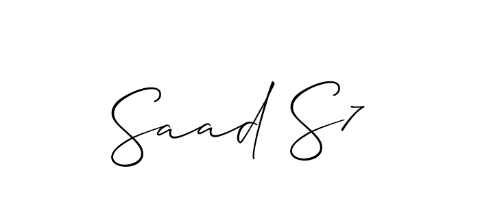 Here are the top 10 professional signature styles for the name Saad S7. These are the best autograph styles you can use for your name. Saad S7 signature style 2 images and pictures png