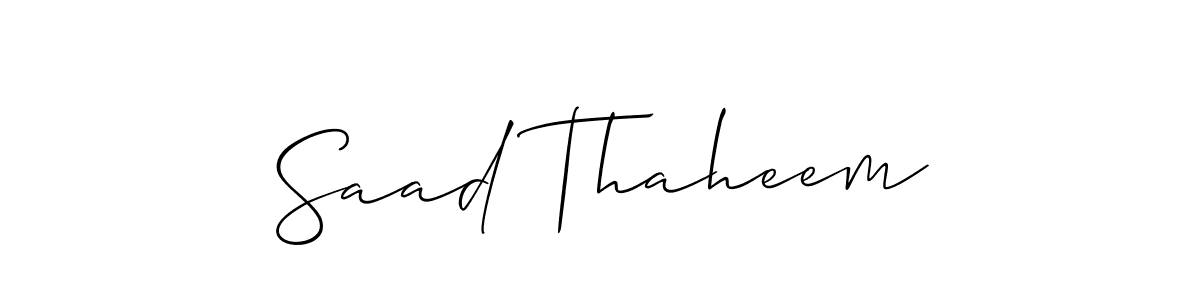 See photos of Saad Thaheem official signature by Spectra . Check more albums & portfolios. Read reviews & check more about Allison_Script font. Saad Thaheem signature style 2 images and pictures png