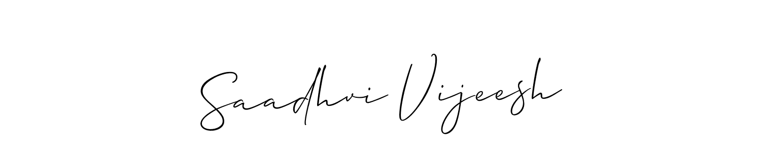 Best and Professional Signature Style for Saadhvi Vijeesh. Allison_Script Best Signature Style Collection. Saadhvi Vijeesh signature style 2 images and pictures png