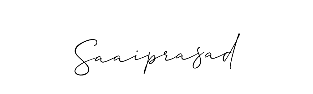 You should practise on your own different ways (Allison_Script) to write your name (Saaiprasad) in signature. don't let someone else do it for you. Saaiprasad signature style 2 images and pictures png