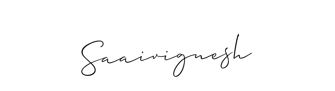 Make a beautiful signature design for name Saaivignesh. Use this online signature maker to create a handwritten signature for free. Saaivignesh signature style 2 images and pictures png