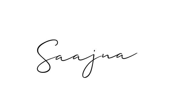 How to Draw Saajna signature style? Allison_Script is a latest design signature styles for name Saajna. Saajna signature style 2 images and pictures png