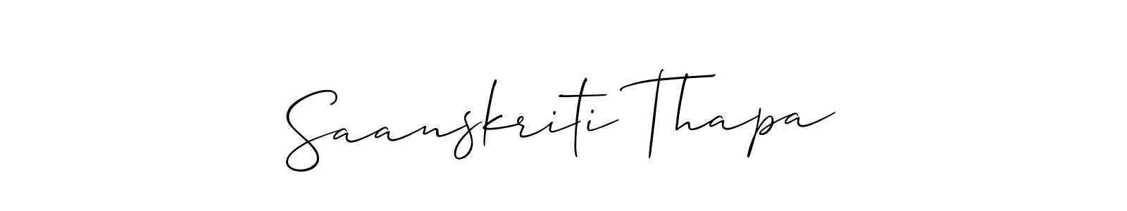 Best and Professional Signature Style for Saanskriti Thapa. Allison_Script Best Signature Style Collection. Saanskriti Thapa signature style 2 images and pictures png