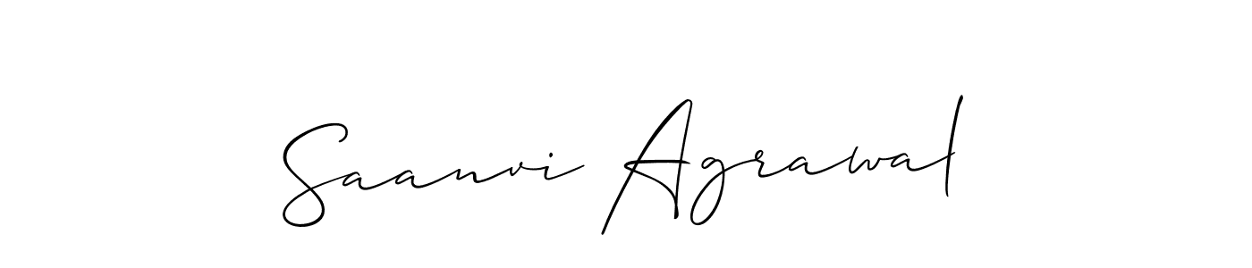 Make a beautiful signature design for name Saanvi Agrawal. Use this online signature maker to create a handwritten signature for free. Saanvi Agrawal signature style 2 images and pictures png