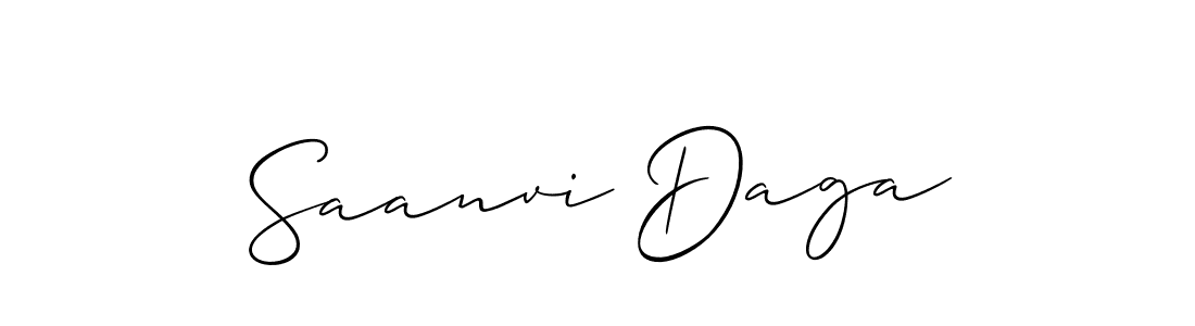 Once you've used our free online signature maker to create your best signature Allison_Script style, it's time to enjoy all of the benefits that Saanvi Daga name signing documents. Saanvi Daga signature style 2 images and pictures png