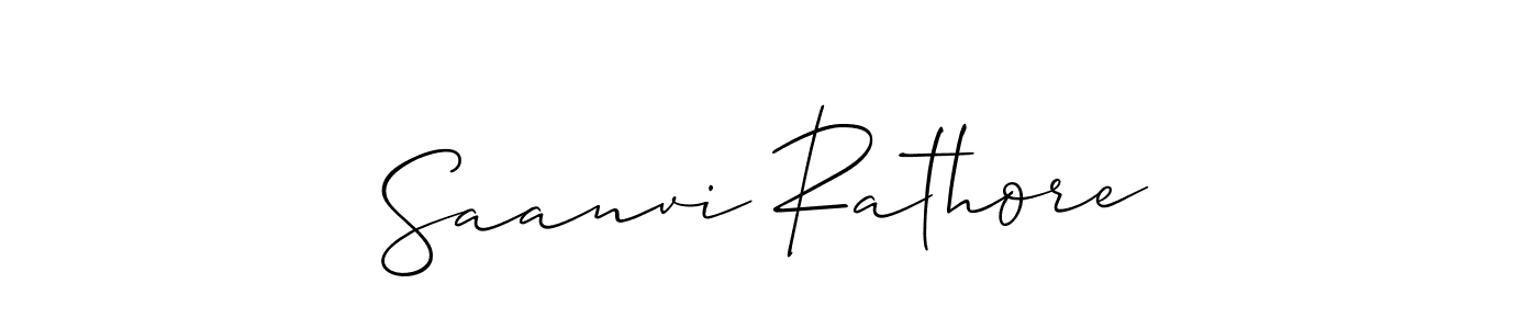 Similarly Allison_Script is the best handwritten signature design. Signature creator online .You can use it as an online autograph creator for name Saanvi Rathore. Saanvi Rathore signature style 2 images and pictures png