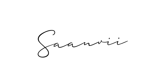 Allison_Script is a professional signature style that is perfect for those who want to add a touch of class to their signature. It is also a great choice for those who want to make their signature more unique. Get Saanvii name to fancy signature for free. Saanvii signature style 2 images and pictures png