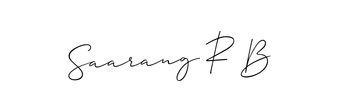 Here are the top 10 professional signature styles for the name Saarang R B. These are the best autograph styles you can use for your name. Saarang R B signature style 2 images and pictures png