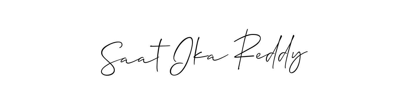 Here are the top 10 professional signature styles for the name Saat Ika Reddy. These are the best autograph styles you can use for your name. Saat Ika Reddy signature style 2 images and pictures png