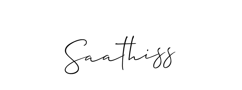 Best and Professional Signature Style for Saathiss. Allison_Script Best Signature Style Collection. Saathiss signature style 2 images and pictures png