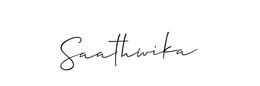 Make a beautiful signature design for name Saathwika. Use this online signature maker to create a handwritten signature for free. Saathwika signature style 2 images and pictures png