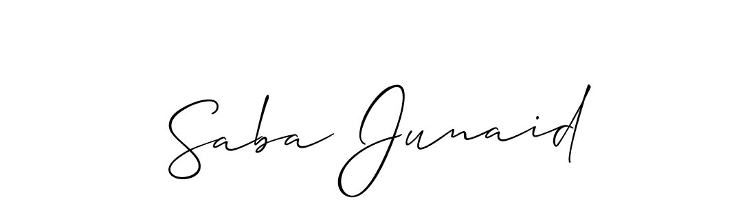 See photos of Saba Junaid official signature by Spectra . Check more albums & portfolios. Read reviews & check more about Allison_Script font. Saba Junaid signature style 2 images and pictures png