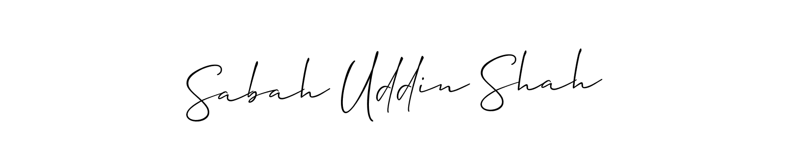 You can use this online signature creator to create a handwritten signature for the name Sabah Uddin Shah. This is the best online autograph maker. Sabah Uddin Shah signature style 2 images and pictures png