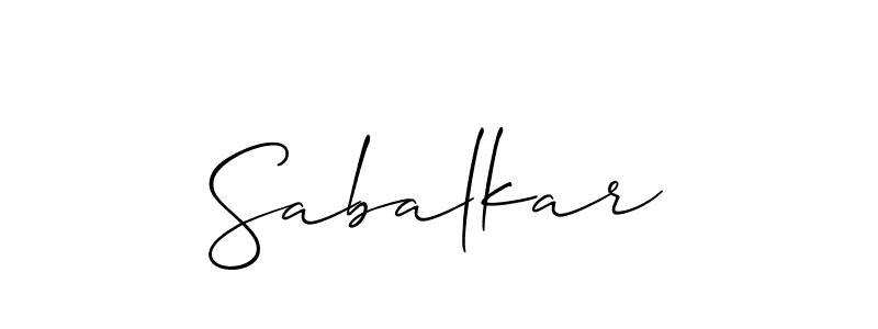 Similarly Allison_Script is the best handwritten signature design. Signature creator online .You can use it as an online autograph creator for name Sabalkar. Sabalkar signature style 2 images and pictures png