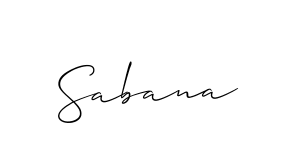 Best and Professional Signature Style for Sabana. Allison_Script Best Signature Style Collection. Sabana signature style 2 images and pictures png