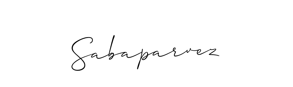 This is the best signature style for the Sabaparvez name. Also you like these signature font (Allison_Script). Mix name signature. Sabaparvez signature style 2 images and pictures png