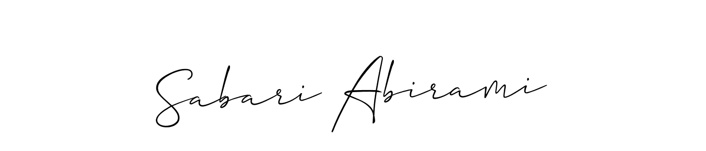 This is the best signature style for the Sabari Abirami name. Also you like these signature font (Allison_Script). Mix name signature. Sabari Abirami signature style 2 images and pictures png