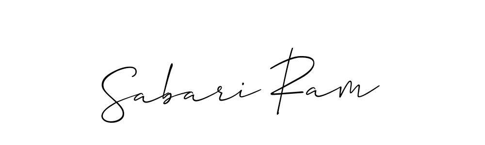 Also You can easily find your signature by using the search form. We will create Sabari Ram name handwritten signature images for you free of cost using Allison_Script sign style. Sabari Ram signature style 2 images and pictures png