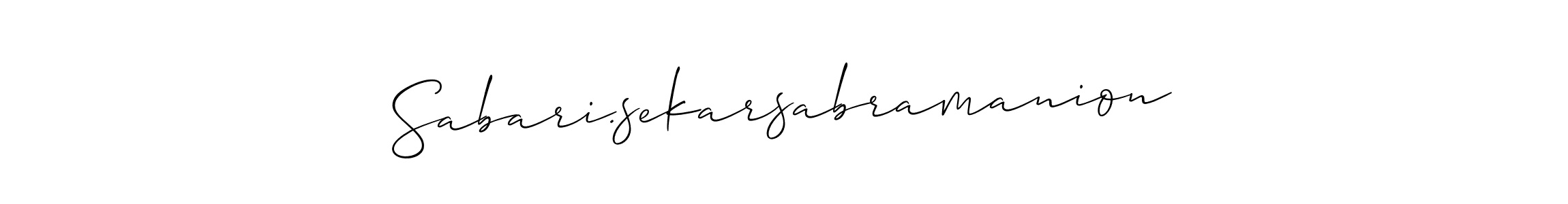 How to Draw Sabari.sekarsabramanion signature style? Allison_Script is a latest design signature styles for name Sabari.sekarsabramanion. Sabari.sekarsabramanion signature style 2 images and pictures png