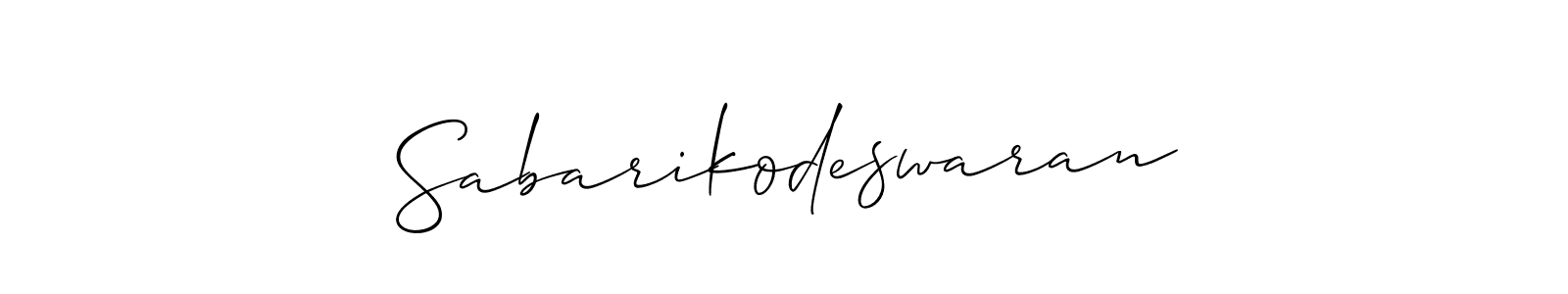 Once you've used our free online signature maker to create your best signature Allison_Script style, it's time to enjoy all of the benefits that Sabarikodeswaran name signing documents. Sabarikodeswaran signature style 2 images and pictures png