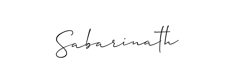 Once you've used our free online signature maker to create your best signature Allison_Script style, it's time to enjoy all of the benefits that Sabarinath name signing documents. Sabarinath signature style 2 images and pictures png