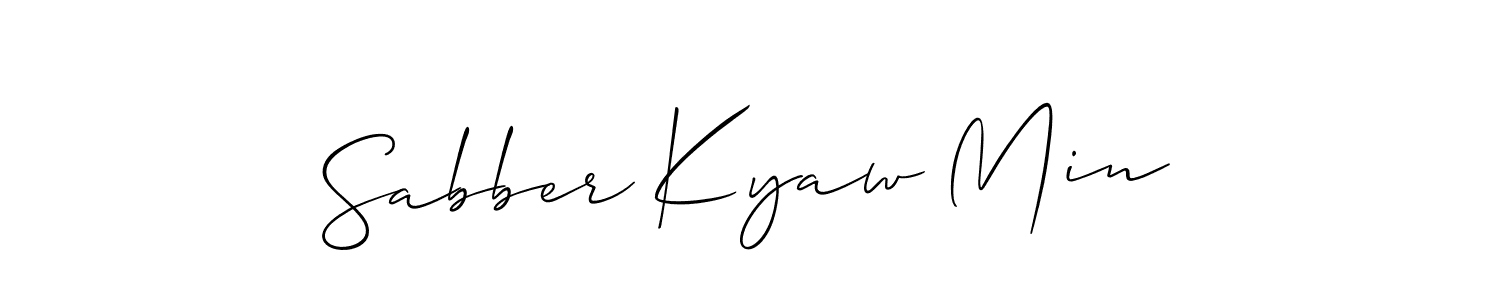 Once you've used our free online signature maker to create your best signature Allison_Script style, it's time to enjoy all of the benefits that Sabber Kyaw Min name signing documents. Sabber Kyaw Min signature style 2 images and pictures png