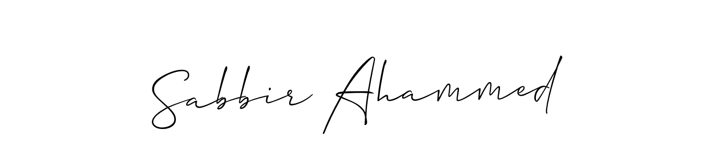 How to Draw Sabbir Ahammed signature style? Allison_Script is a latest design signature styles for name Sabbir Ahammed. Sabbir Ahammed signature style 2 images and pictures png