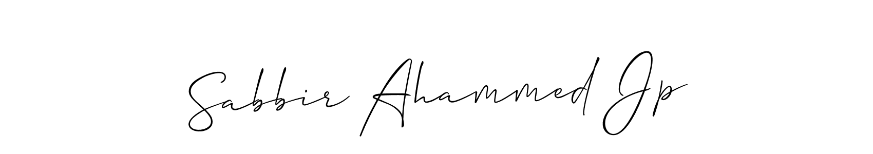 Similarly Allison_Script is the best handwritten signature design. Signature creator online .You can use it as an online autograph creator for name Sabbir Ahammed Jp. Sabbir Ahammed Jp signature style 2 images and pictures png